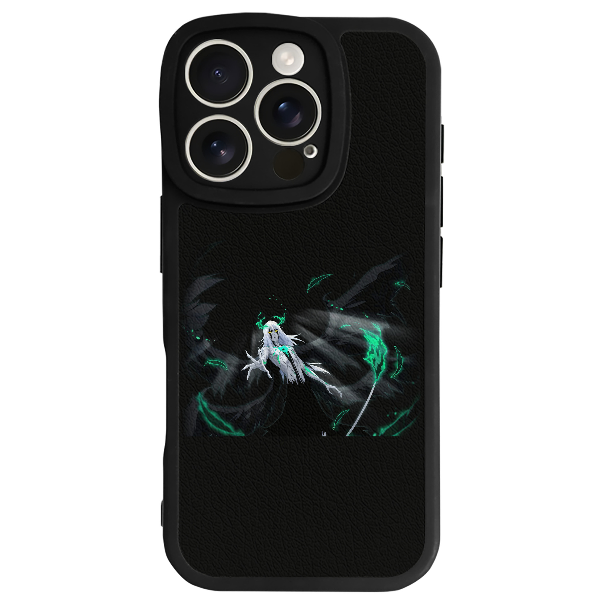 （画像用） ブリーチ ウルキオラ·シファー BLEACH Ulquiorra cifer 【iPhone 16シリーズ対応】シリコンスマホケース（レザー調） 材質：シリコン